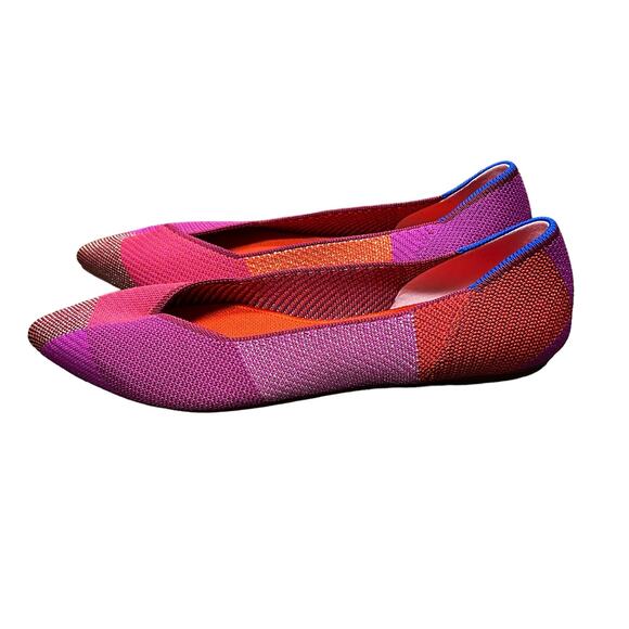 Rothy’s The Point in Metallic‎ Pomegranate Limited Edition Size 10 - Picture 4 of 8